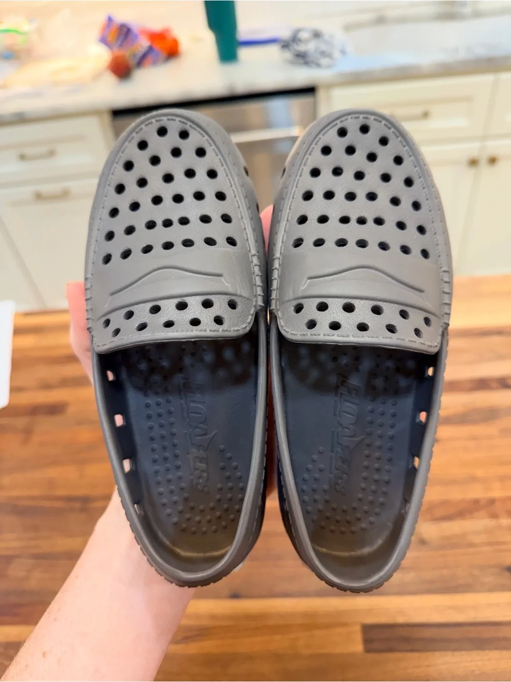 Floafers Prodigy Driver in Slate Gray / White - Size 13